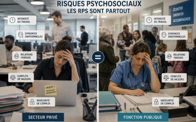 Risques Psychosociaux : une réalité partagée entre privé et publique