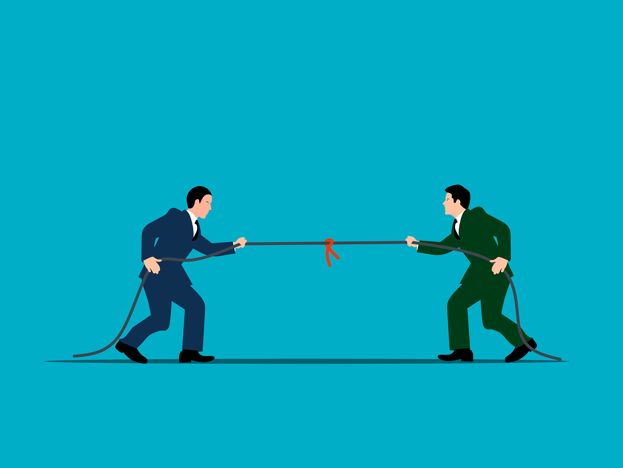 Tension entre deux personnes au travail